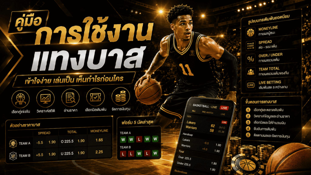 คู่มือการใช้งานแทงบาส