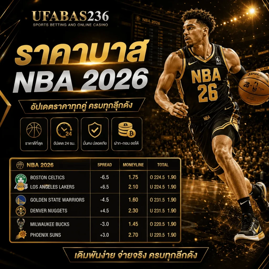 ราคาบาส NBA 2026