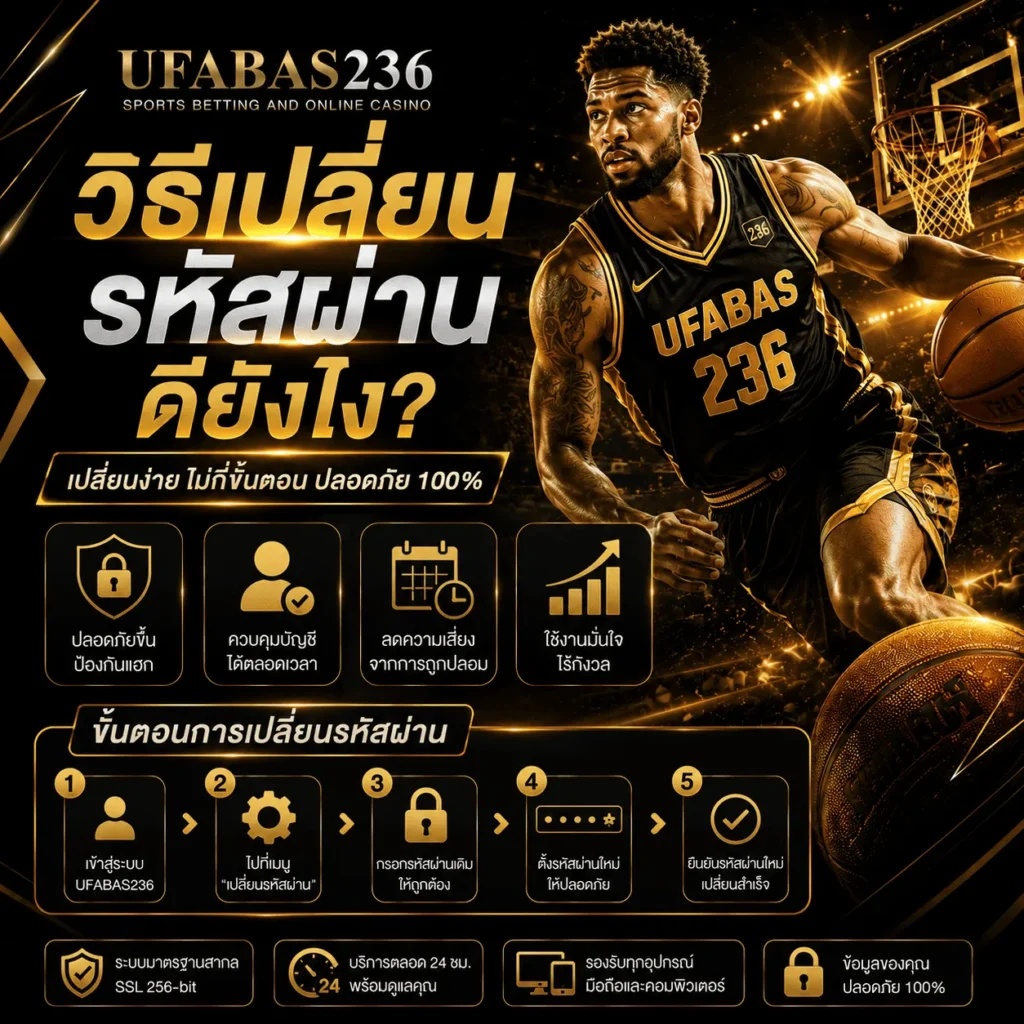 วิธีเปลี่ยนรหัสผ่านดียังไง