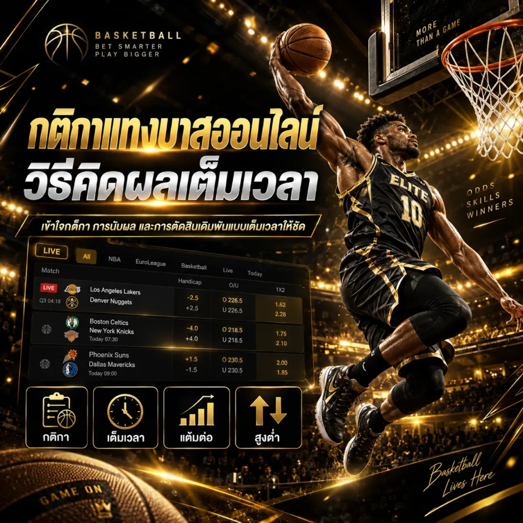 กติกาแทงบาสออนไลน์ UFABET